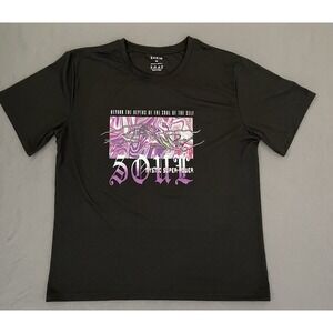 NWOT! Shein Womens Medium Abstract Art Womens Black Short Sleeve T Shirt